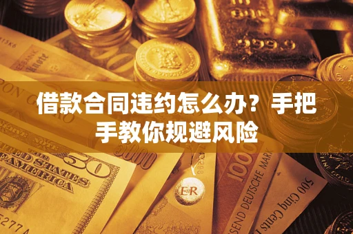 武汉借款合同违约怎么办？手把手教你规避风险