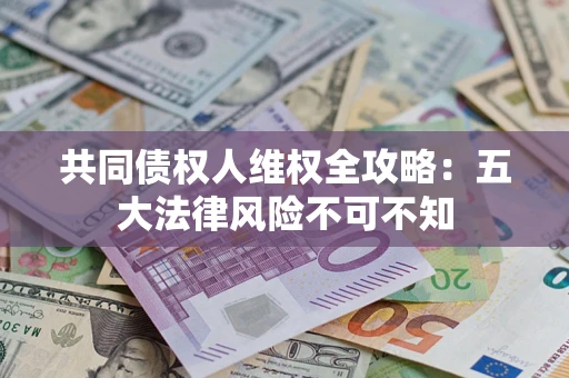 武汉共同债权人维权全攻略：五大法律风险不可不知