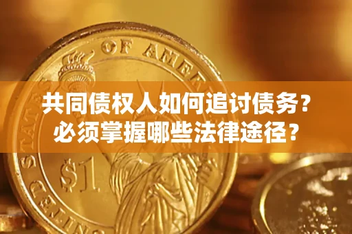 武汉共同债权人如何追讨债务？必须掌握哪些法律途径？