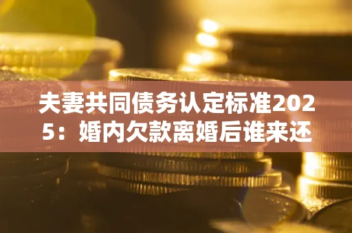 武汉夫妻共同债务认定标准2025:婚内欠款离婚后谁来还? 武汉夫妻共同债务认定标准2025:婚内欠款离婚后谁来还?