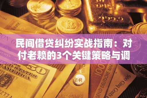 武汉民间借贷纠纷实战指南：对付老赖的3个关键策略与调解盲区解析