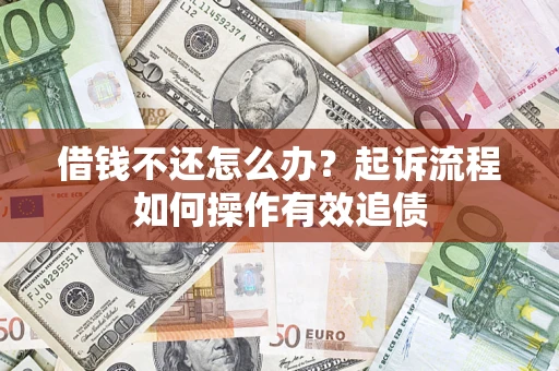 武汉借钱不还怎么办？起诉流程如何操作有效追债