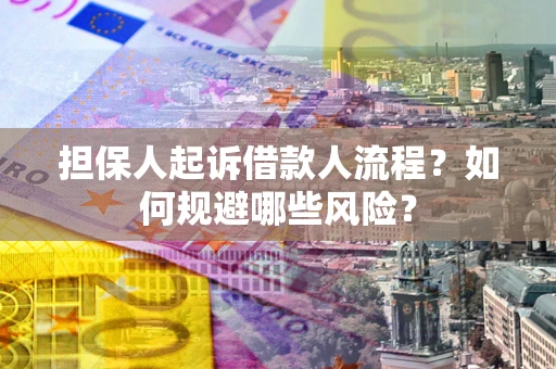 武汉担保人起诉借款人流程？如何规避哪些风险？