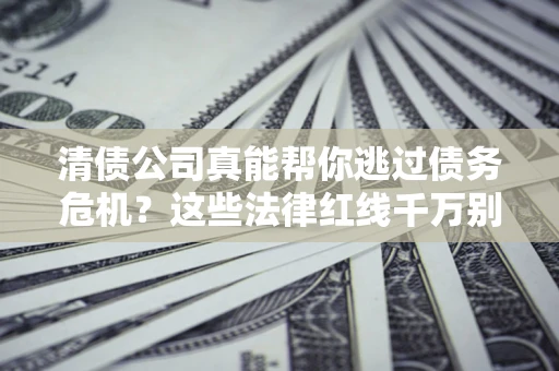 武汉清债公司真能帮你逃过债务危机？这些法律红线千万别踩