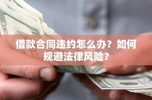 武汉借款合同违约怎么办？如何规避法律风险？